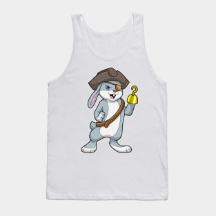 Rabbit as Pirate with Hook hand & Pirate hat Tank Top